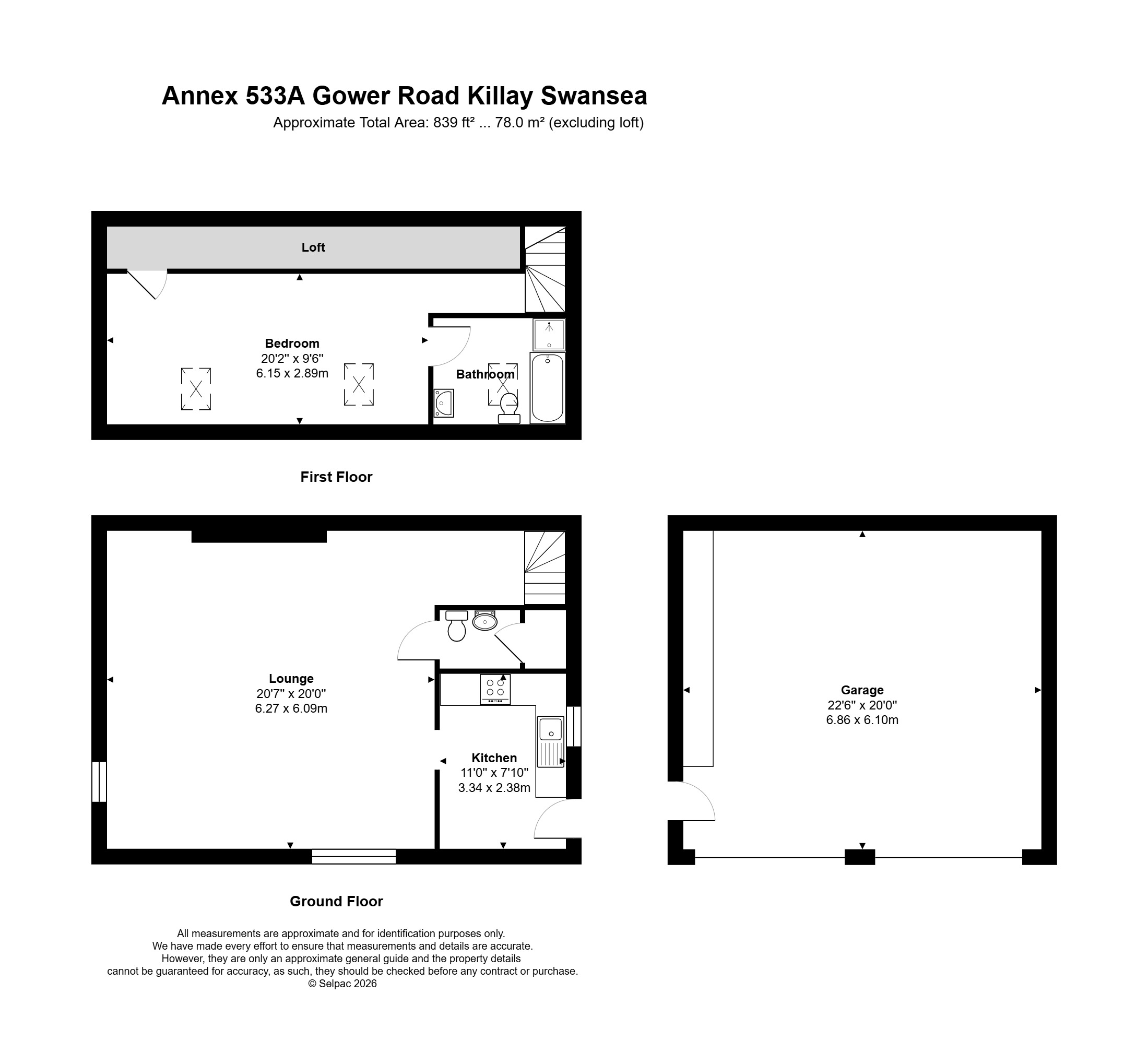 533A Gower Road, Swansea floorplan