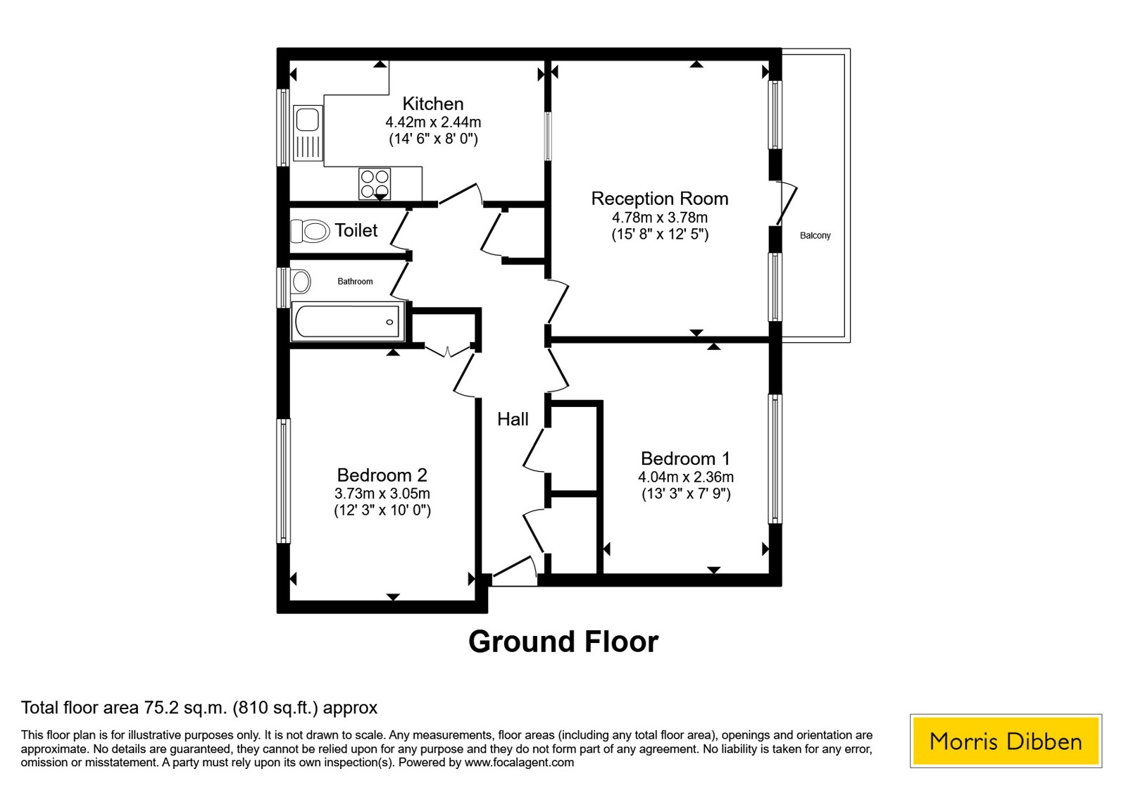 33B,, Fraser Road, Winchester floorplan