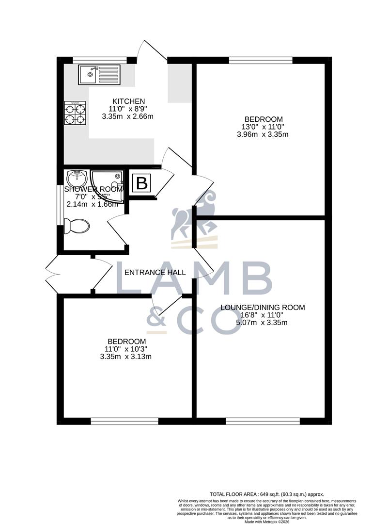 2, Bennett Close, Walton On The Naze floorplan