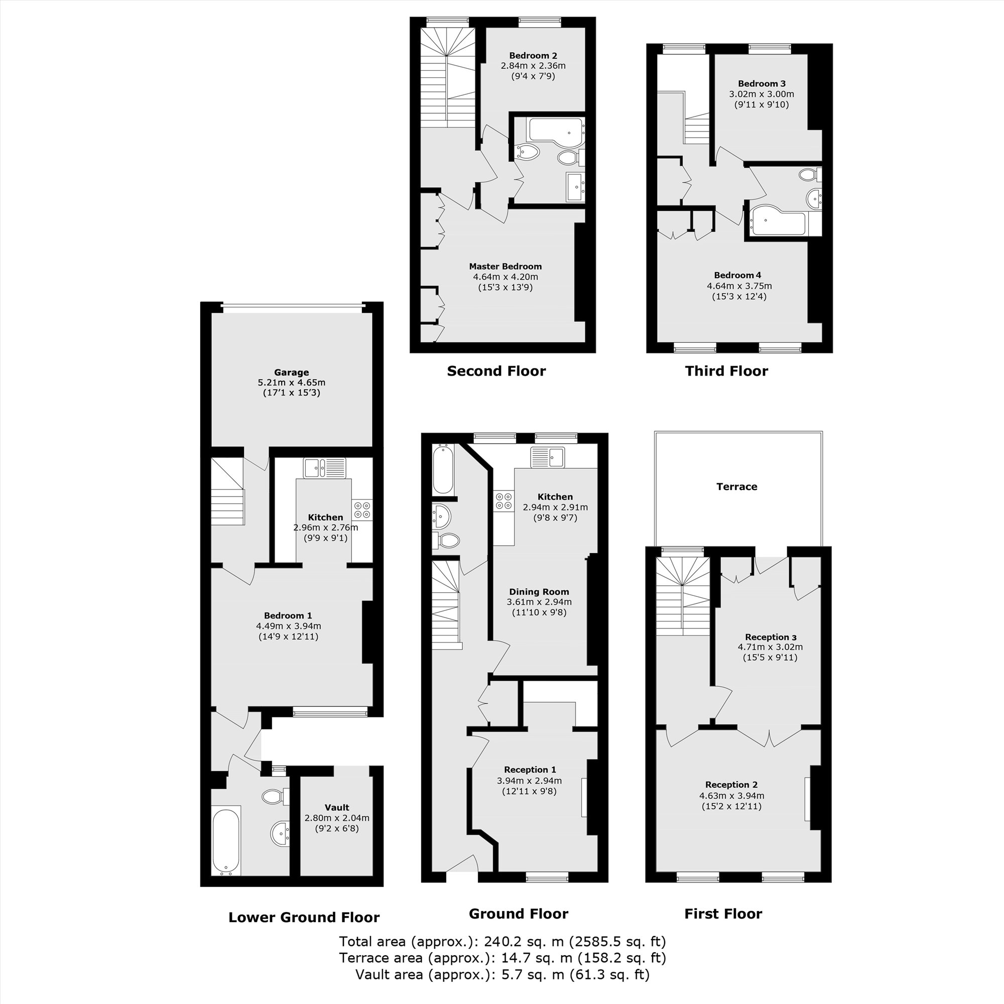 35, Westmoreland Terrace, London floorplan