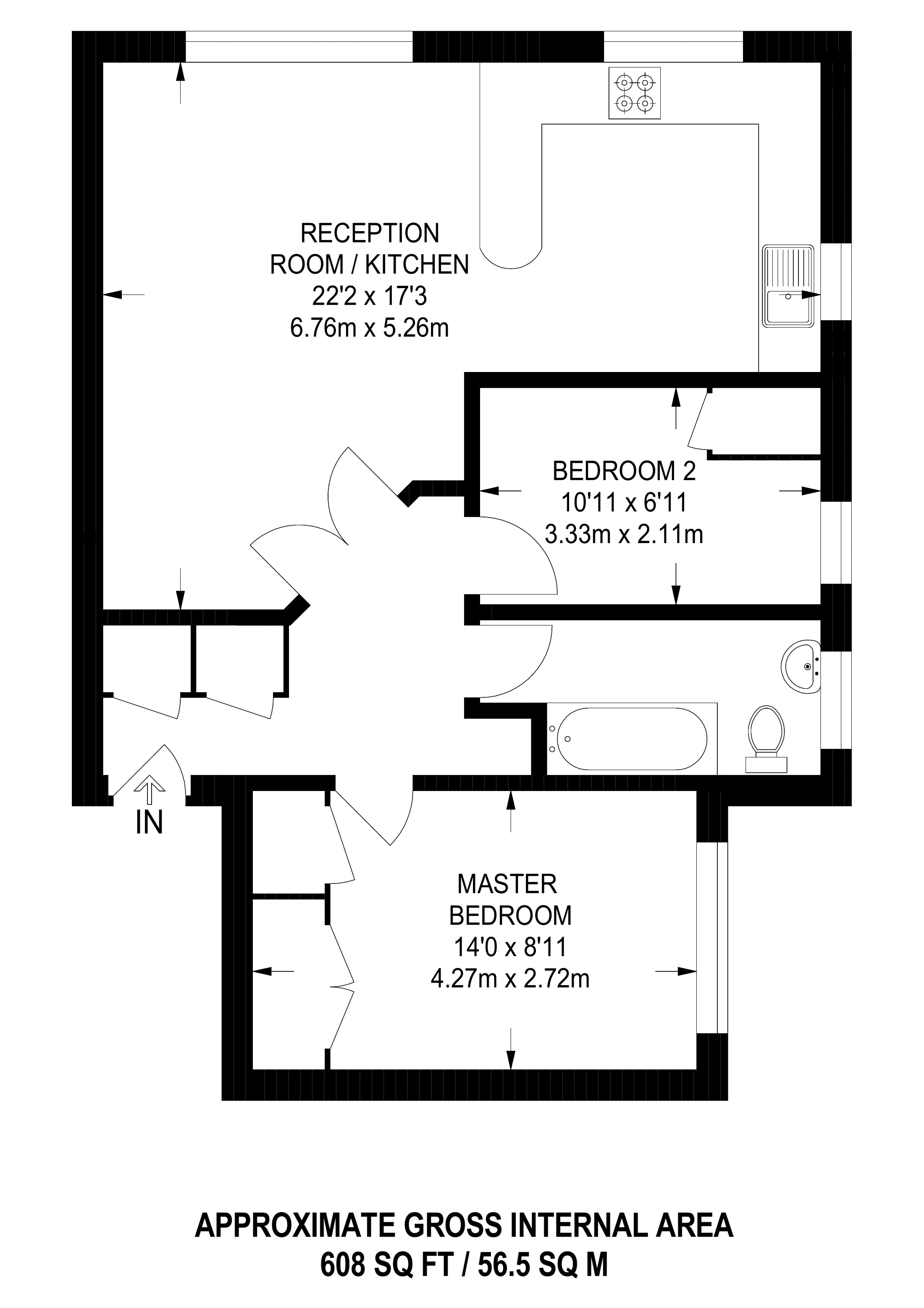 2 Bedrooms Flat for sale in Epsom Road, Croydon CR0