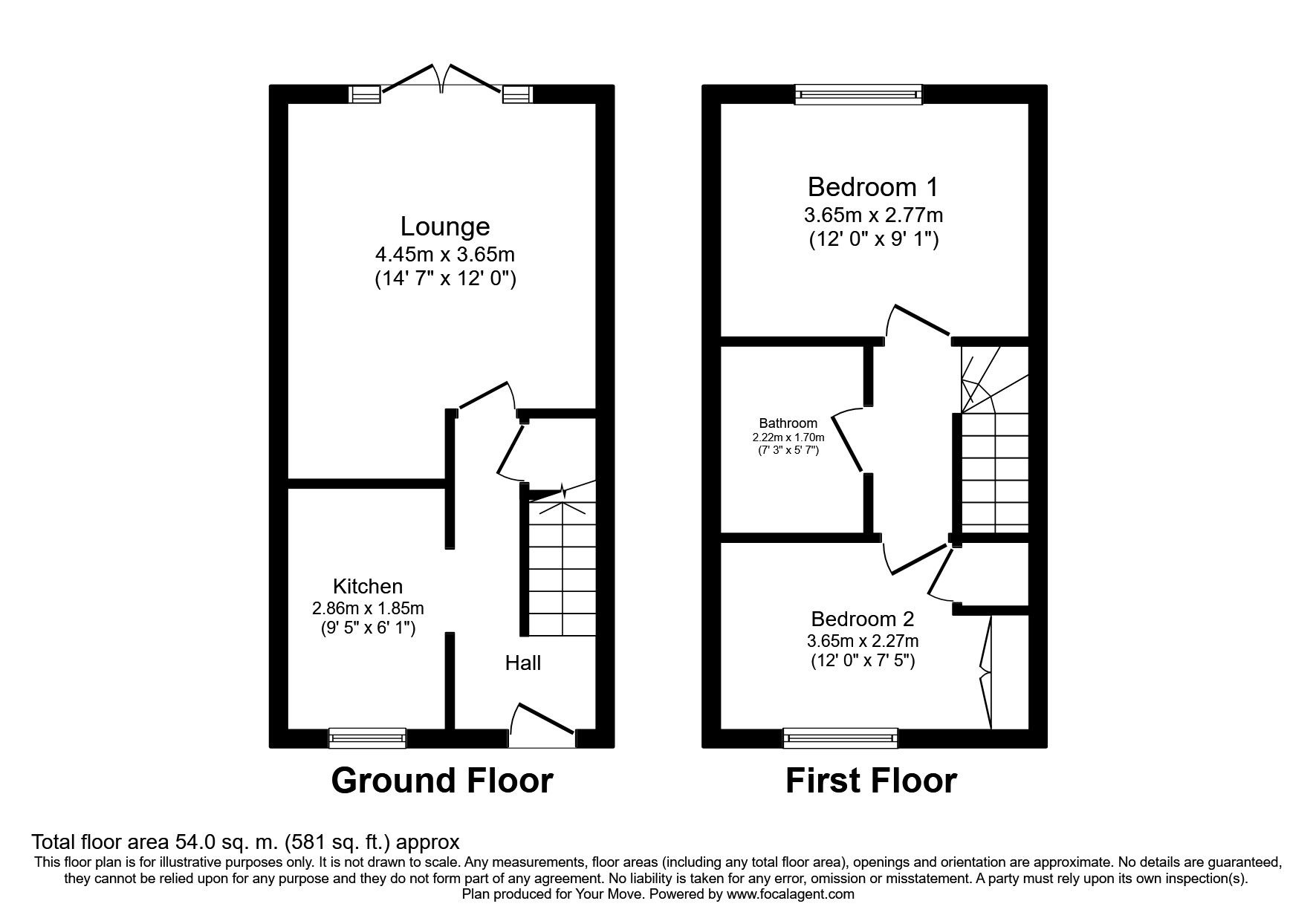 2 Bedrooms  to rent in Alexandra Glen, Walderslade, Chatham ME5