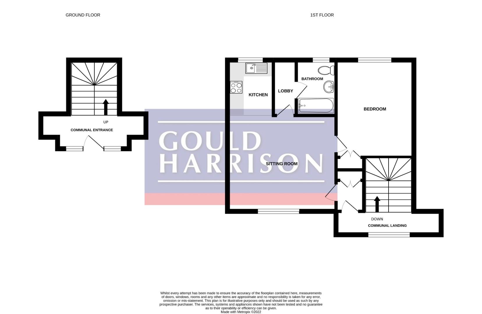 Flat 7, Harwood House, Oxenturn Road, Ashford floorplan