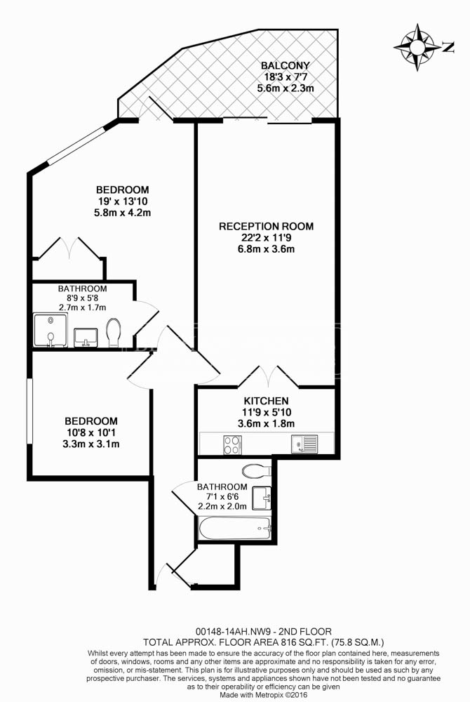 2 Bedrooms Flat to rent in Heritage Avenue, Colindale NW9