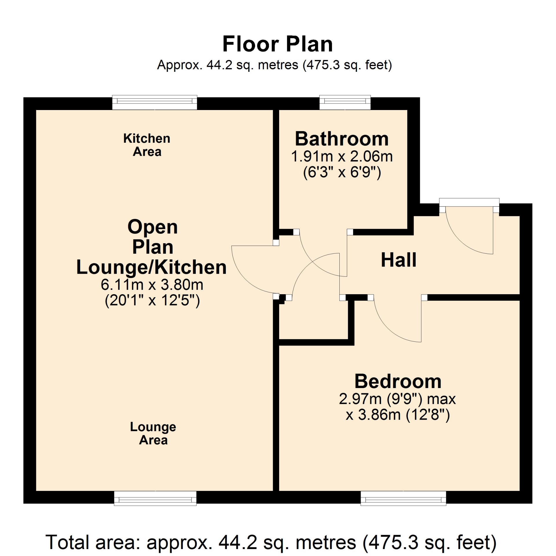 23, Deerhurst Road, Daventry floorplan