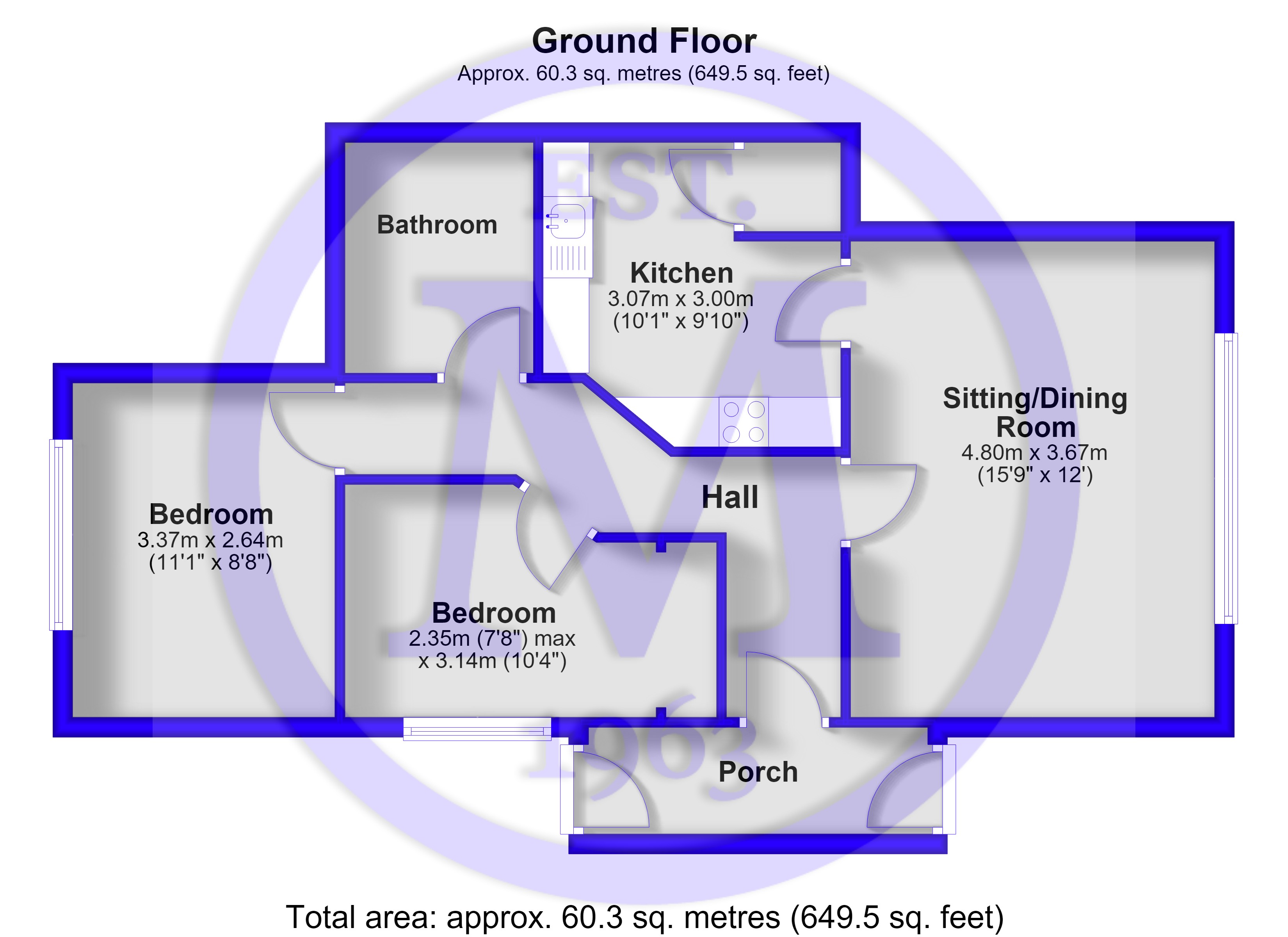 42, Ferndale Road, Hampshire floorplan