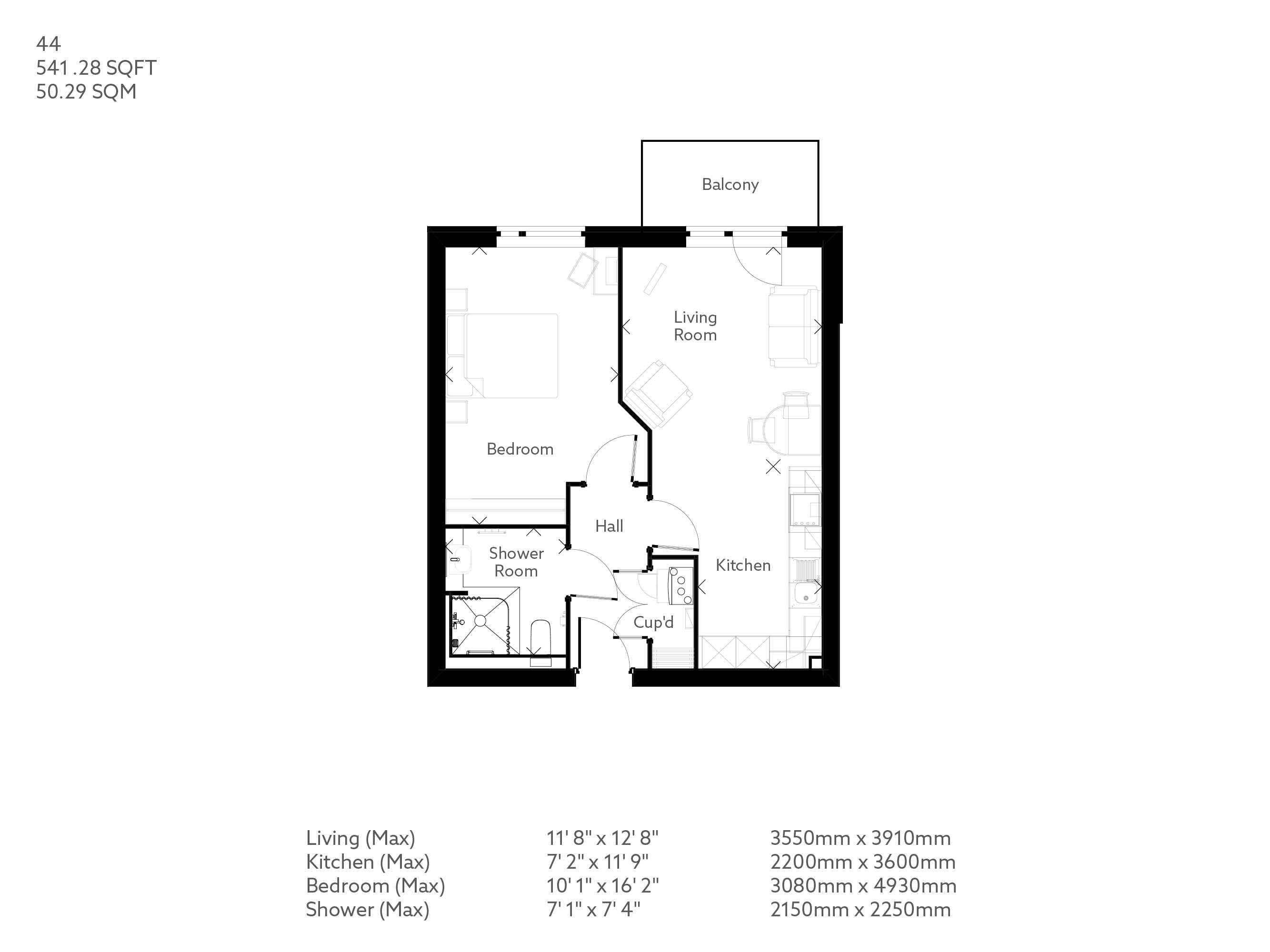 44, Wimborne floorplan