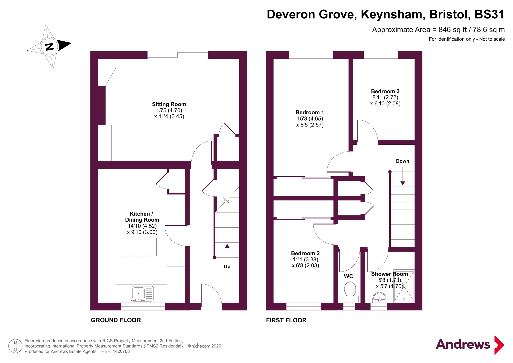 19, Deveron Grove, Bristol floorplan