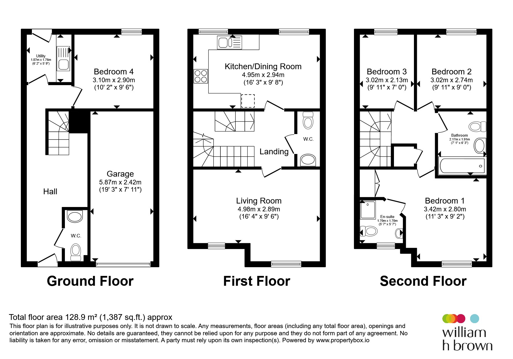 33, Axminster Drive, Brighouse floorplan