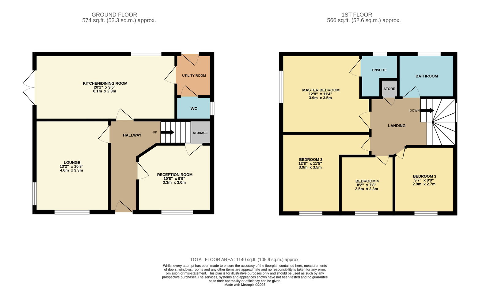2, Piggots Mead, Dunstable floorplan