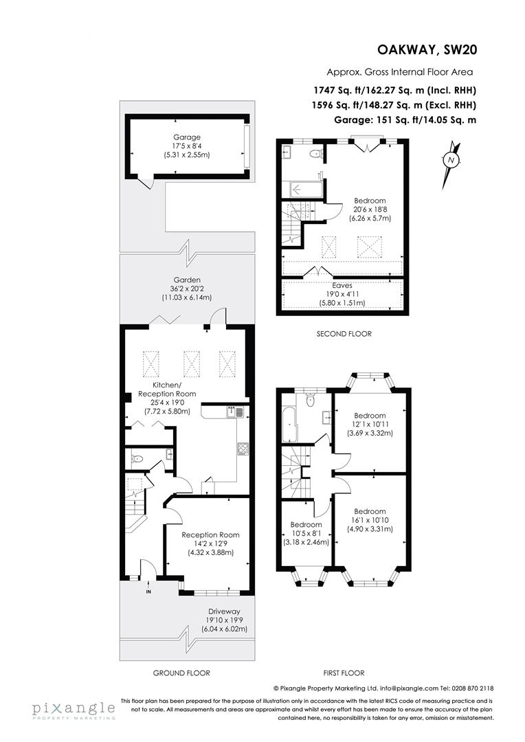 Oakway, Raynes Park floorplan