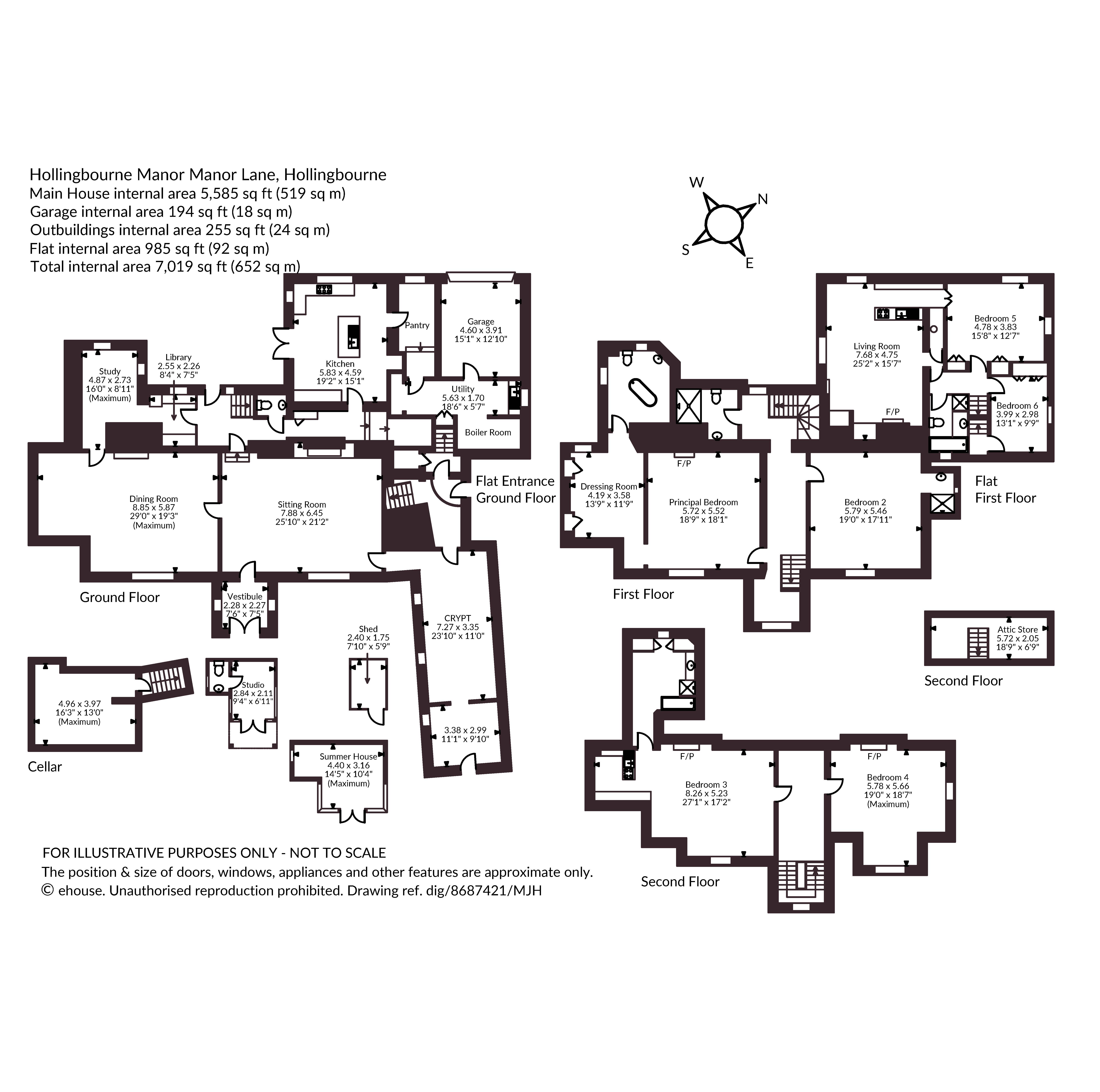 Hollingbourne Manor,, Manor Lane, Maidstone floorplan