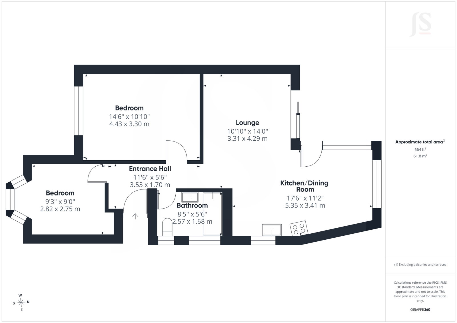 36, Downside, Shoreham-by-sea floorplan