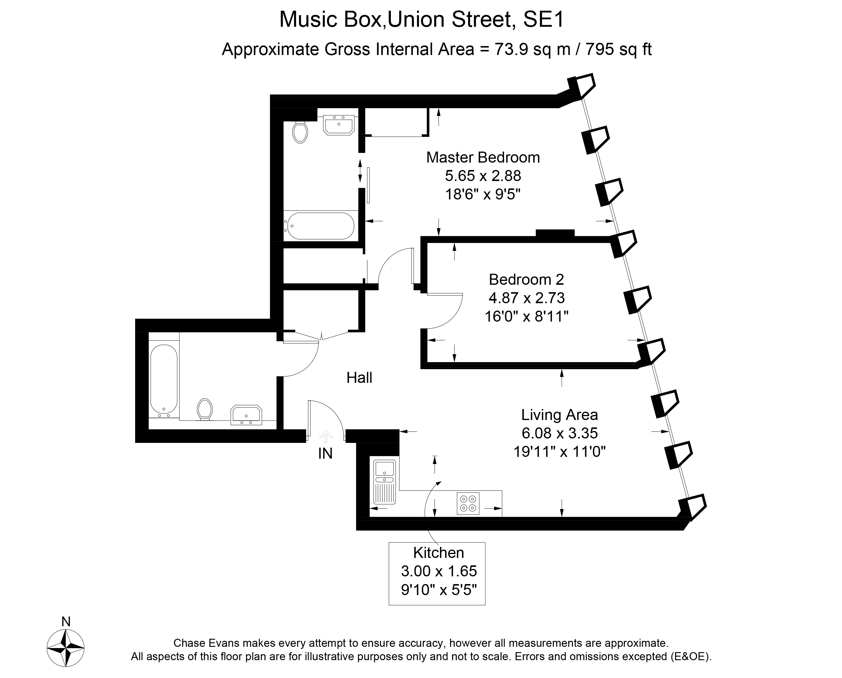 2 Bedrooms Flat to rent in The Music Box, Union Street, Southwark SE1