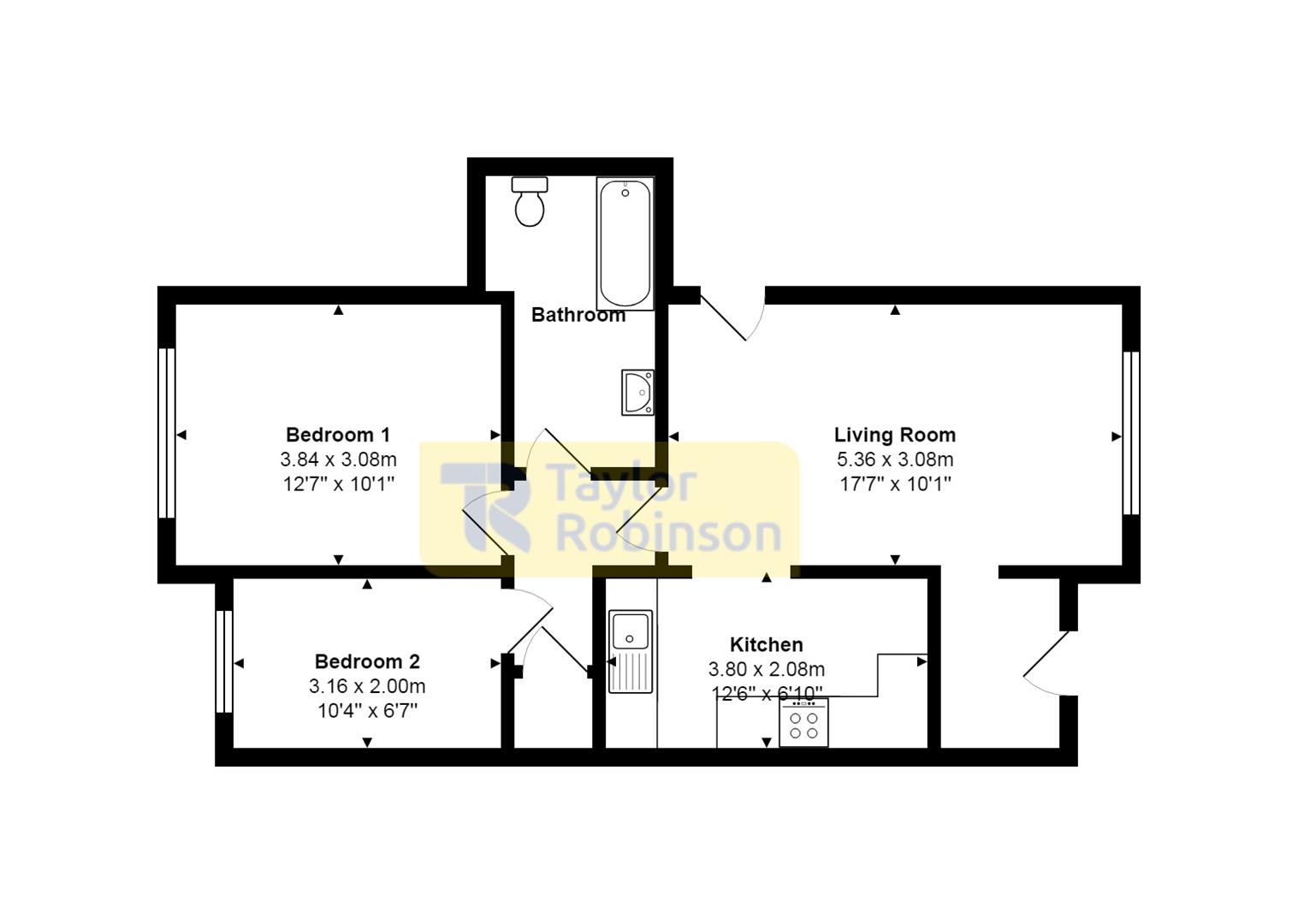 30, Hyde Heath Court, Crawley floorplan