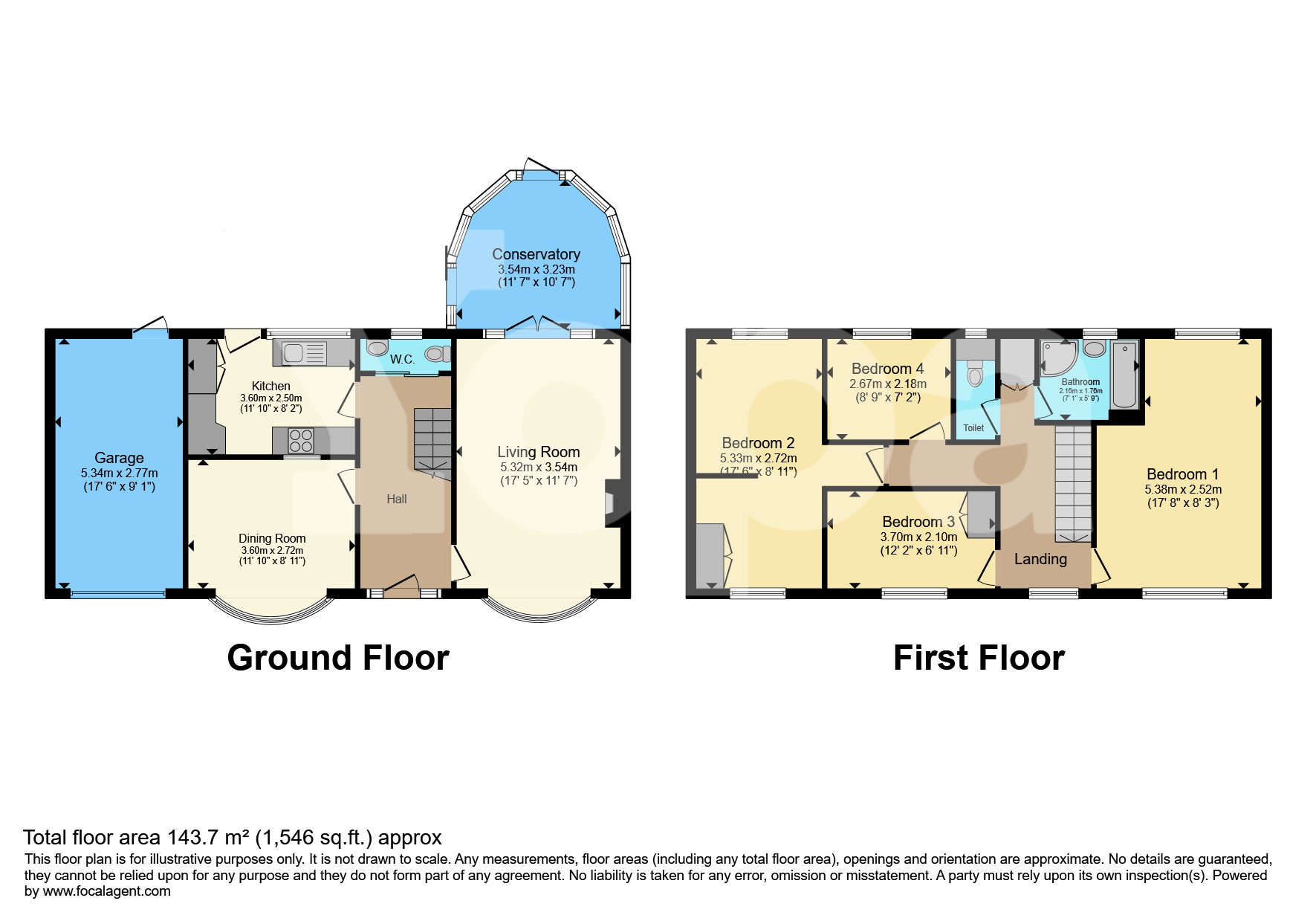 12, Blenheim Close, Meopham floorplan