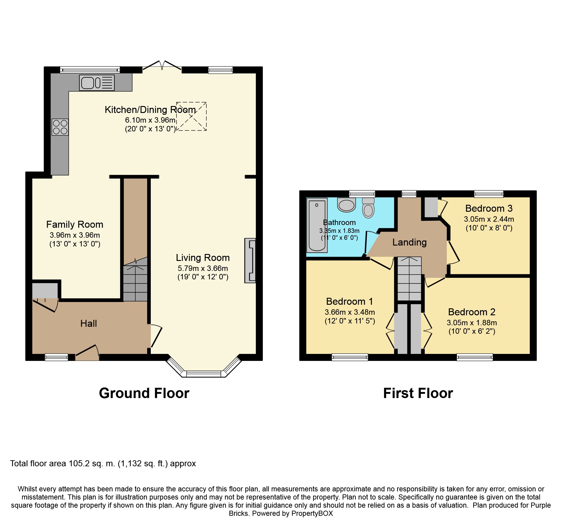 3 Bedrooms Terraced house for sale in Windrush Road, Hardingstone, Northampton NN4