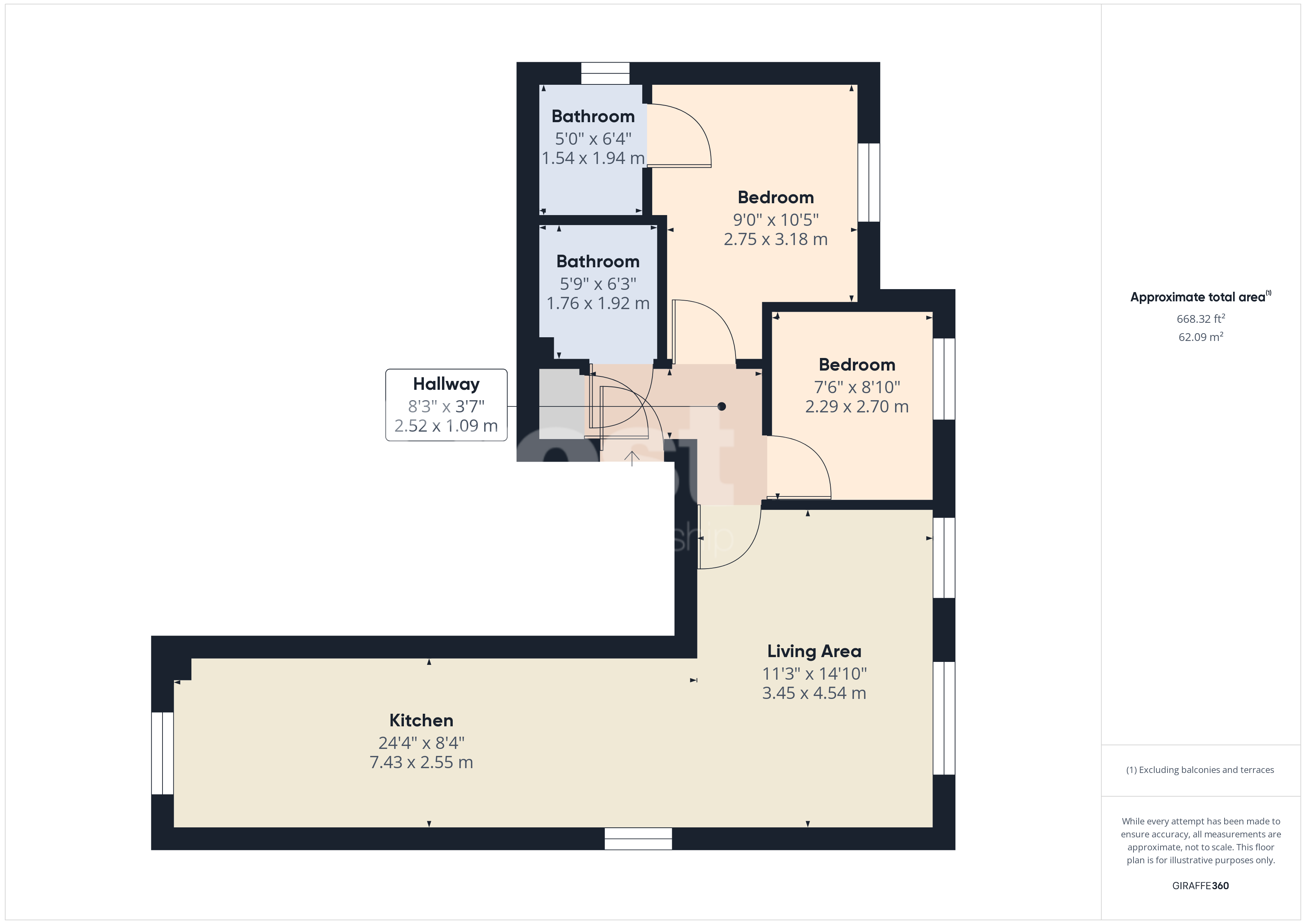 3, The District Bakery, 148, Woodthorpe Road, Surrey floorplan