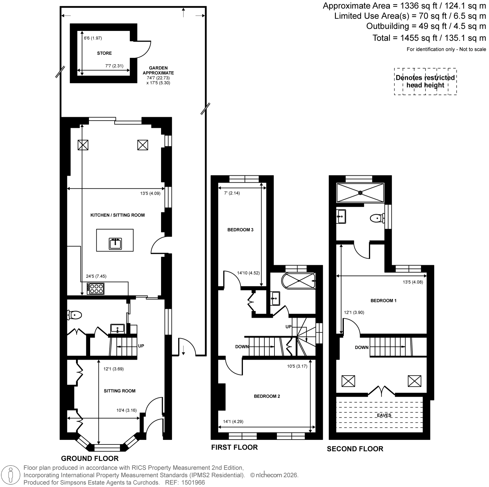 81, Stanley Gardens Road, Teddington floorplan