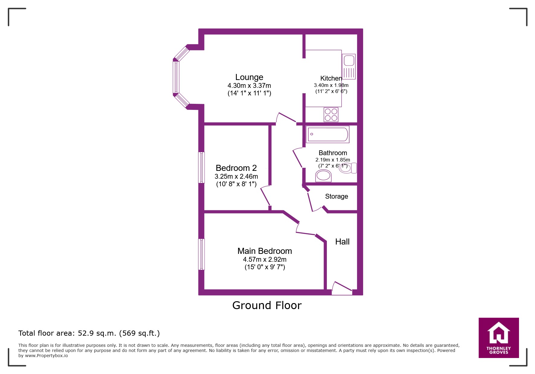 Broad Road, Greater Manchester floorplan