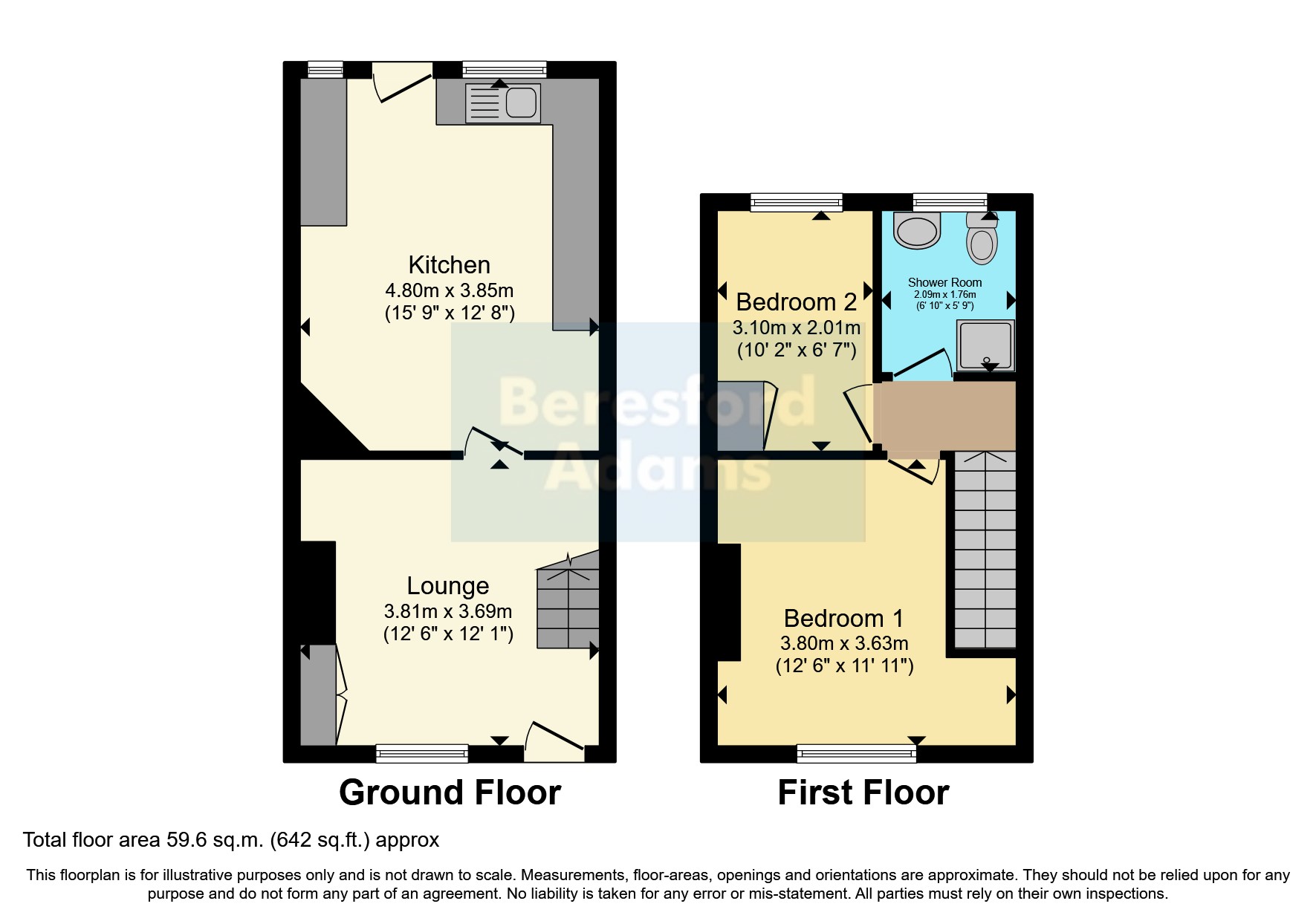 Brook Terrace, Clayton Road, Mold, Flintshire CH7, 2 bedroom terraced