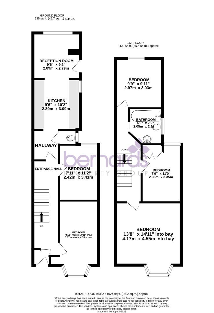 6, Liss Road, Southsea floorplan