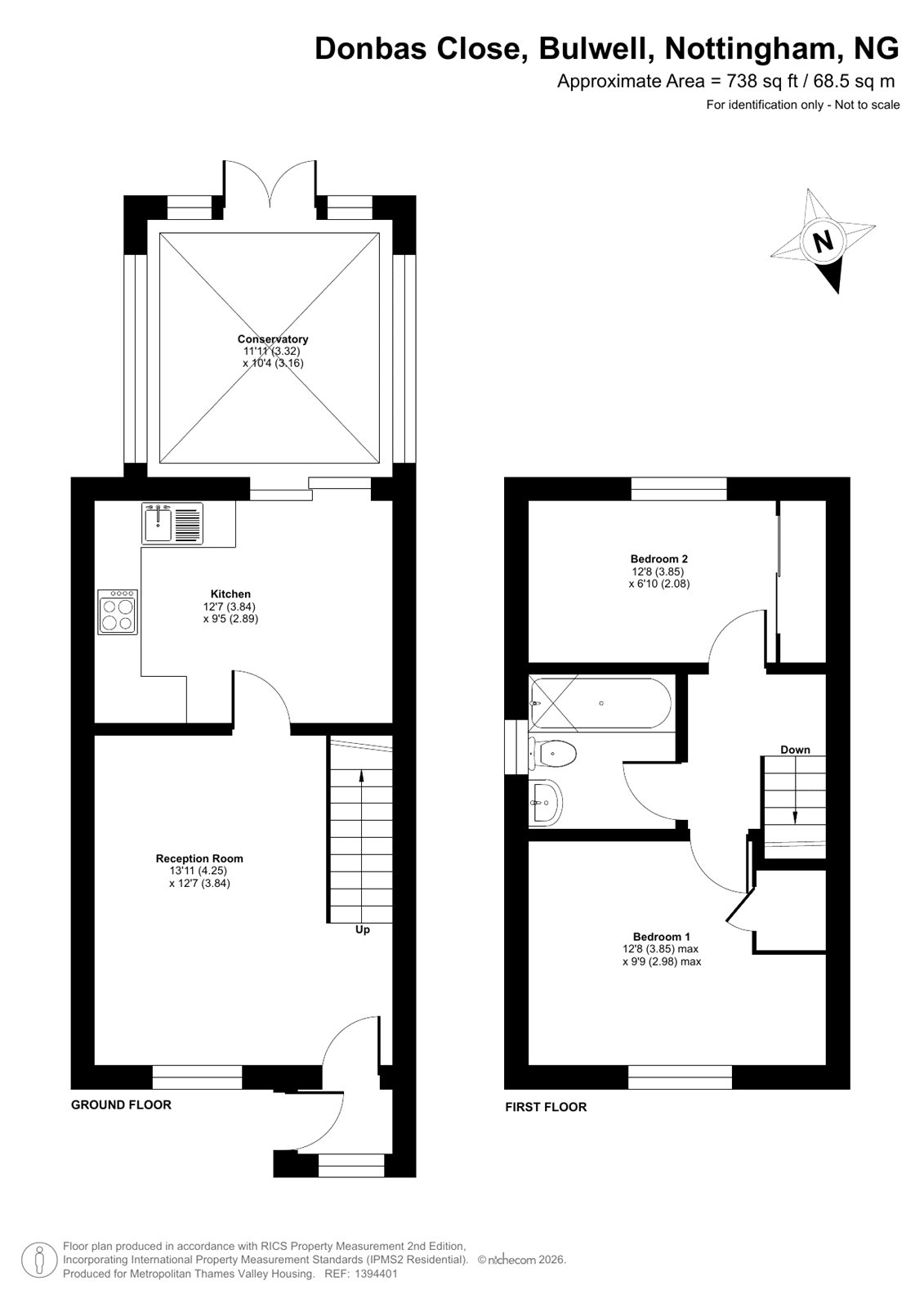 MTVH SO, 23, Donbas Close, Nottingham floorplan