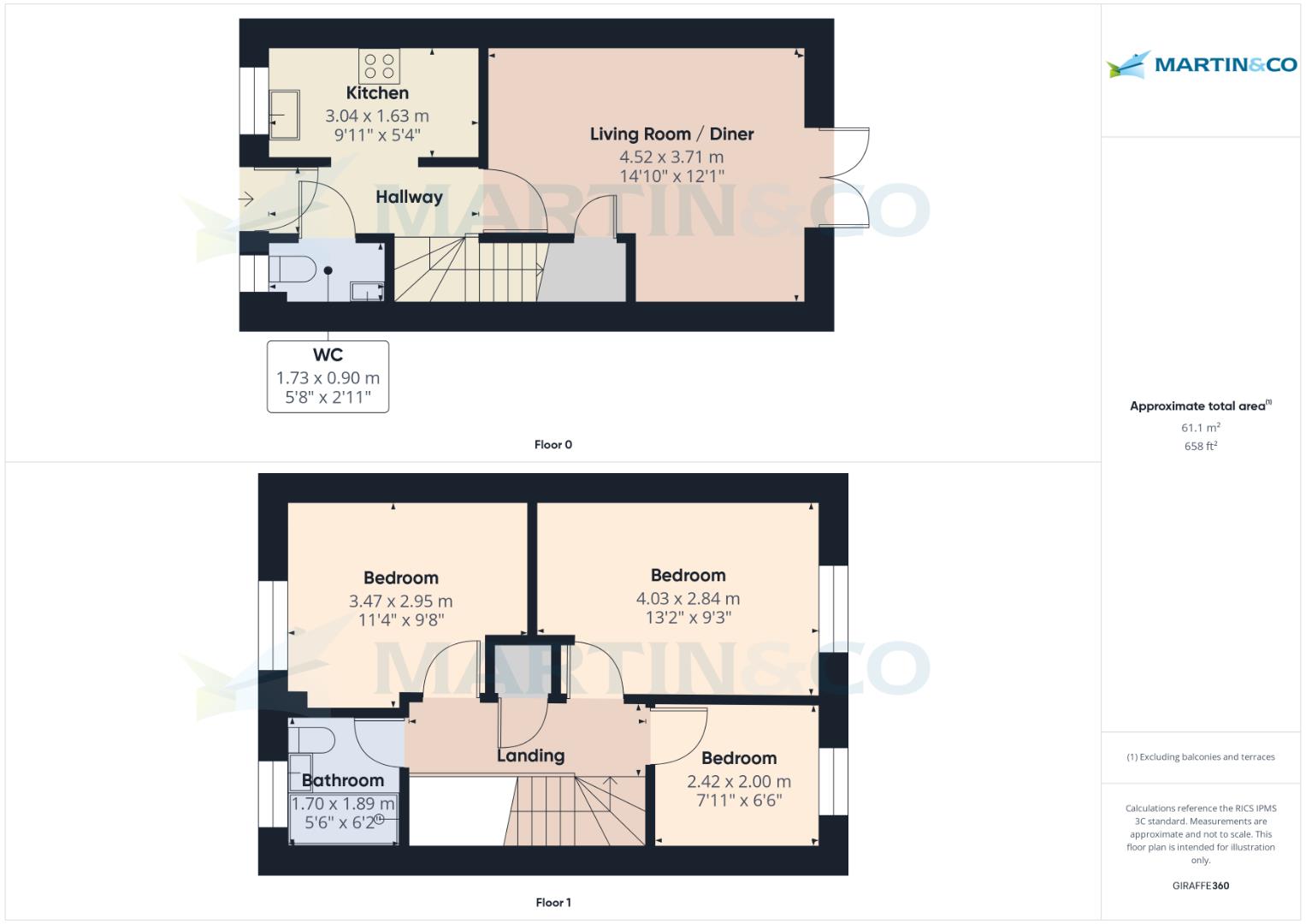 47, Poppy Road, Lincoln floorplan