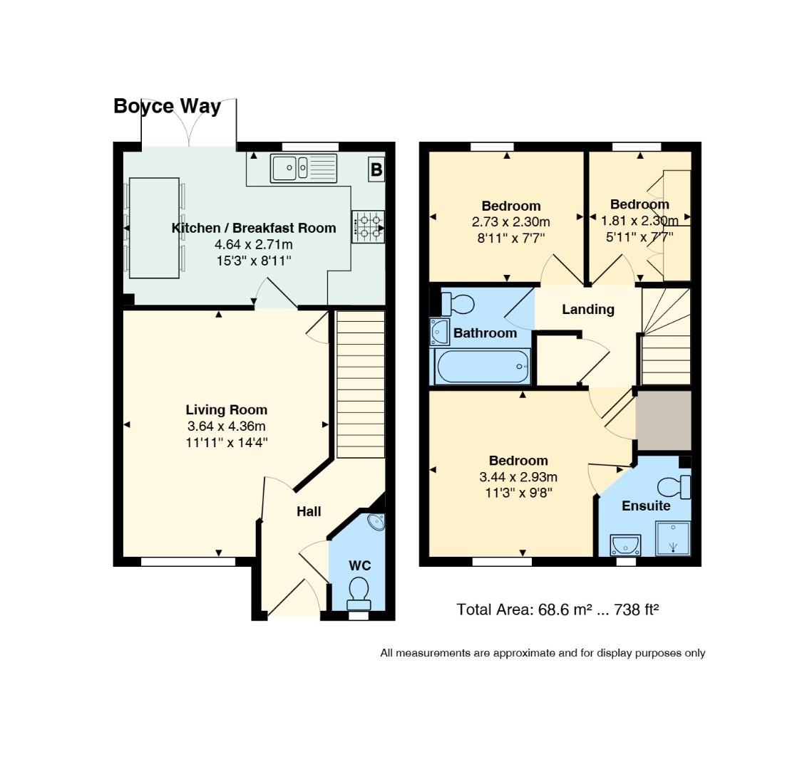 21, Boyce Way, Cardiff floorplan