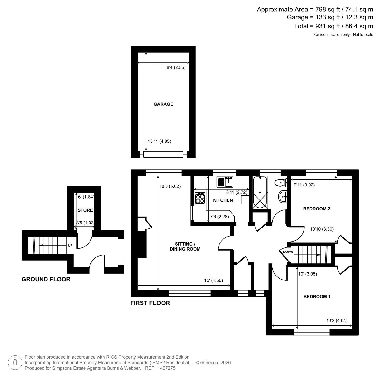 15, Amberley Road, Milford floorplan