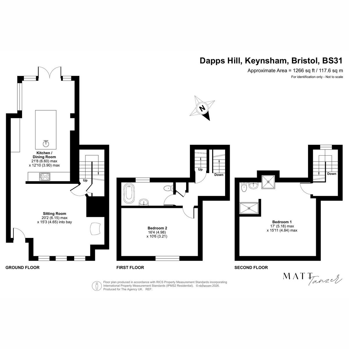8, Dapps Hill, Bristol floorplan