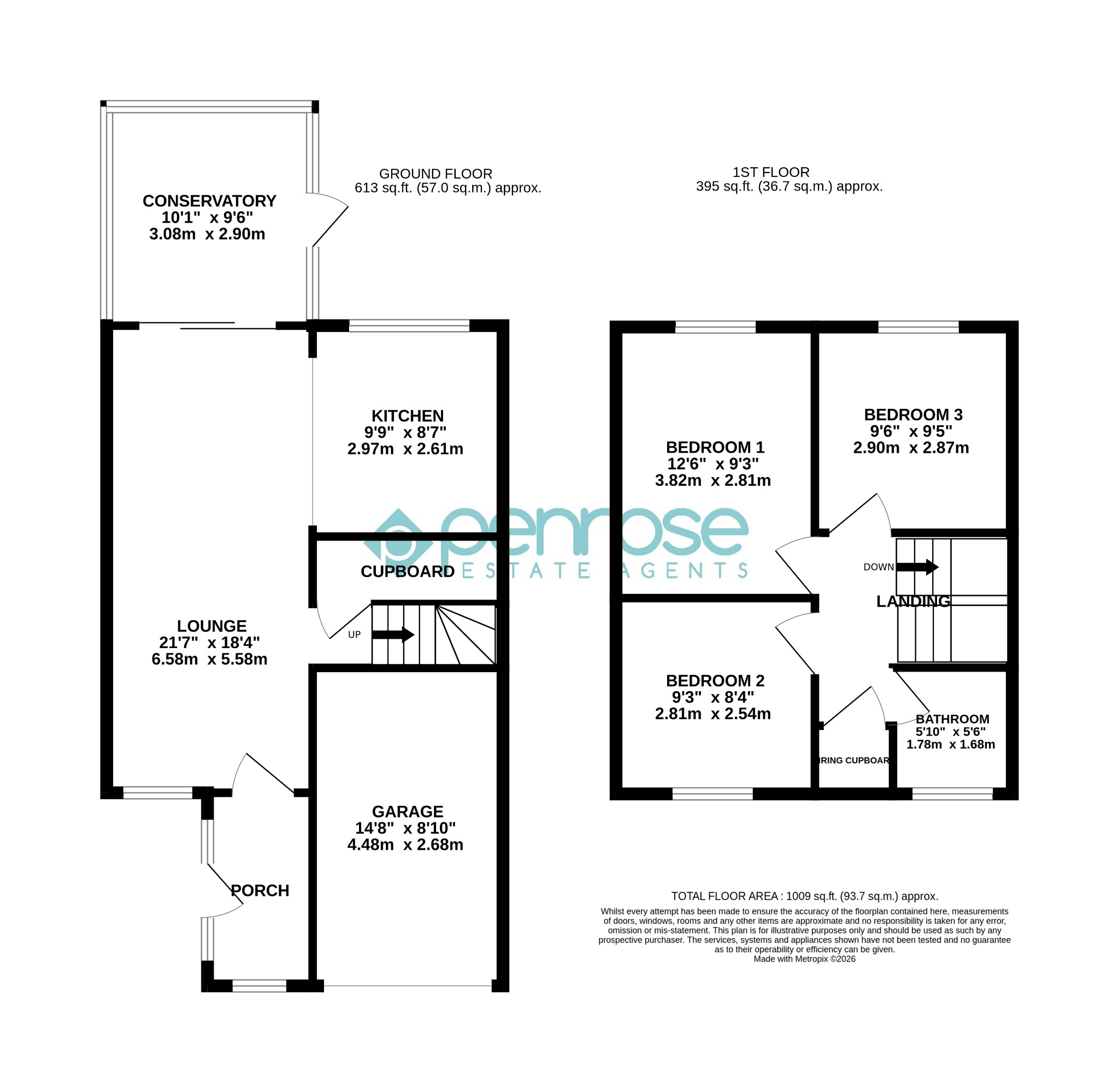 11 Chalfont Way, Luton, Bedfordshire floorplan