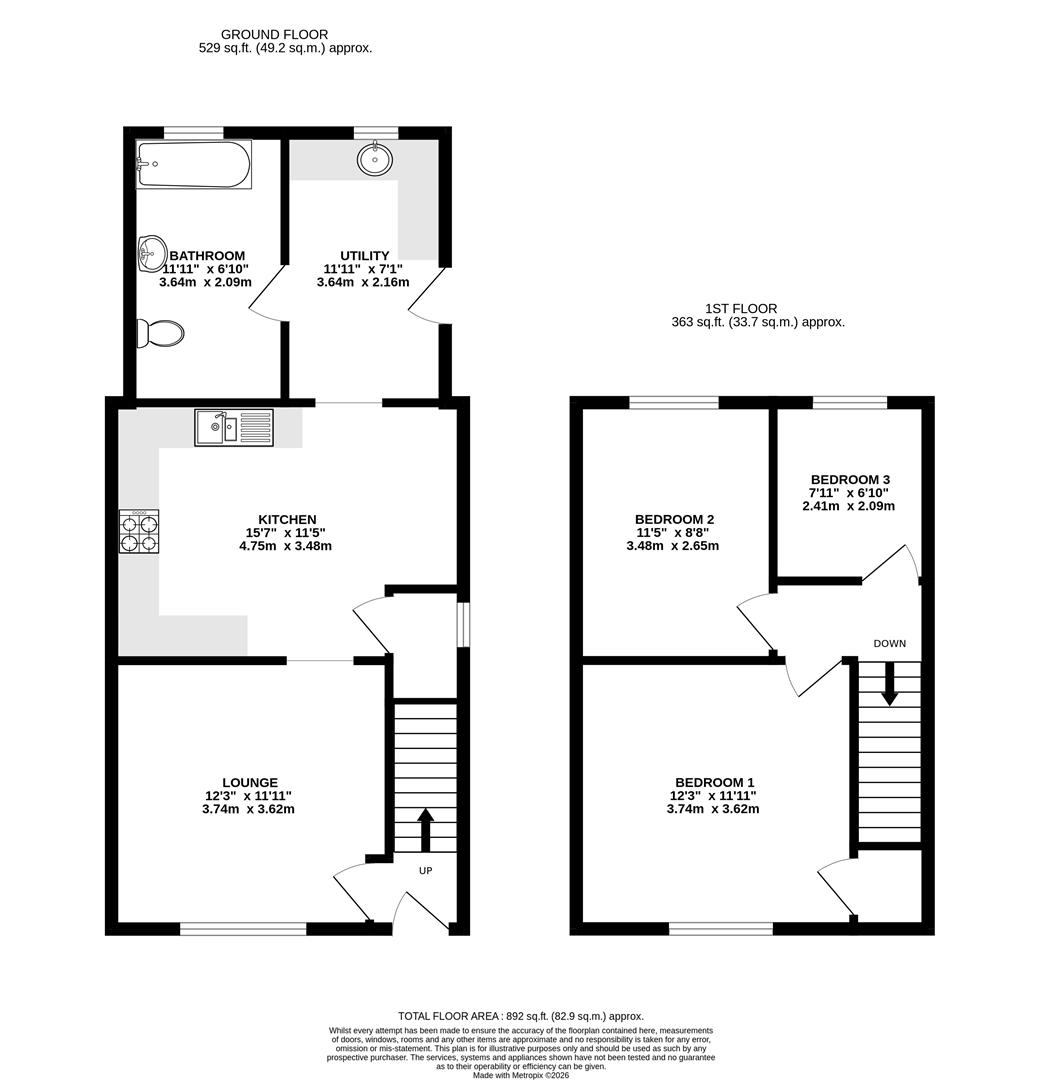 33, Southfield Road, Scunthorpe floorplan