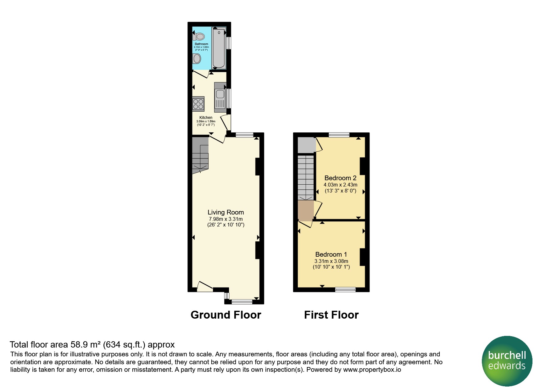 299, Lincoln Road North, Birmingham floorplan