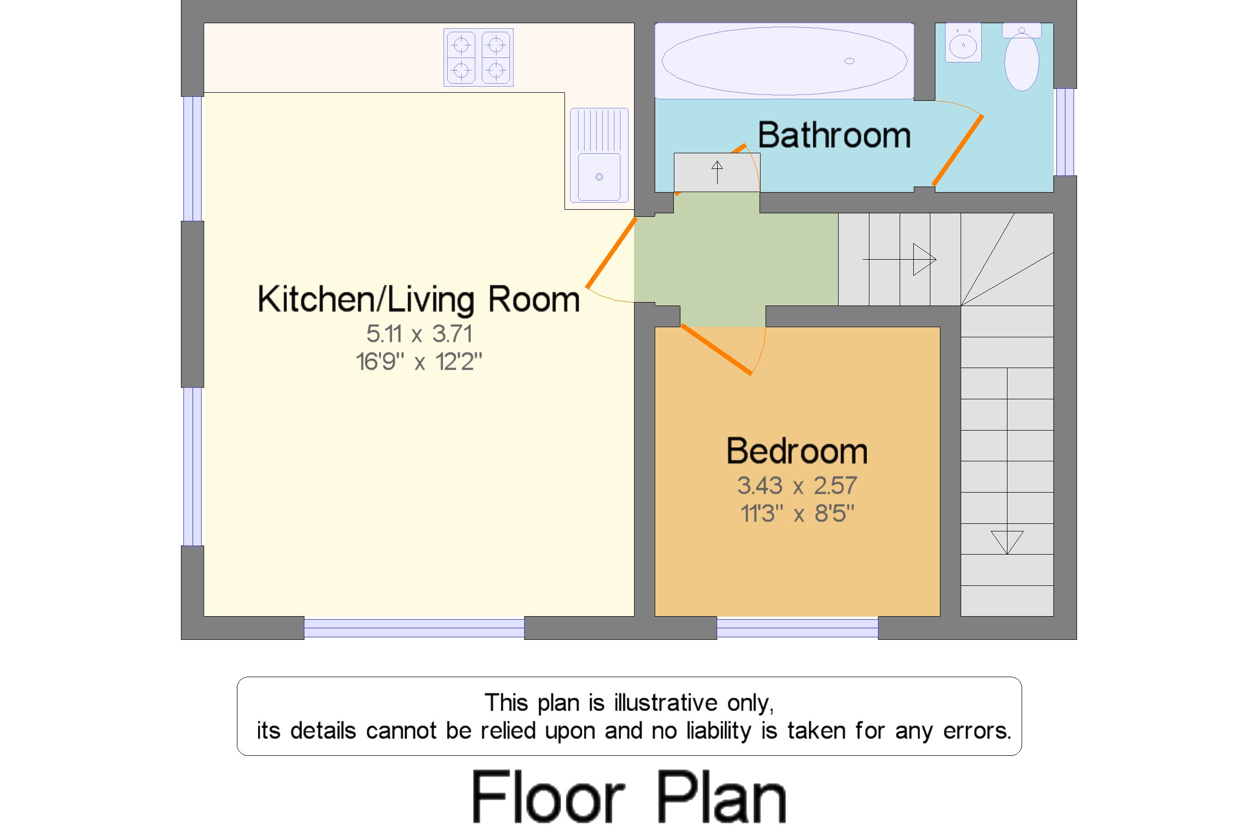 38A, Cambridge floorplan