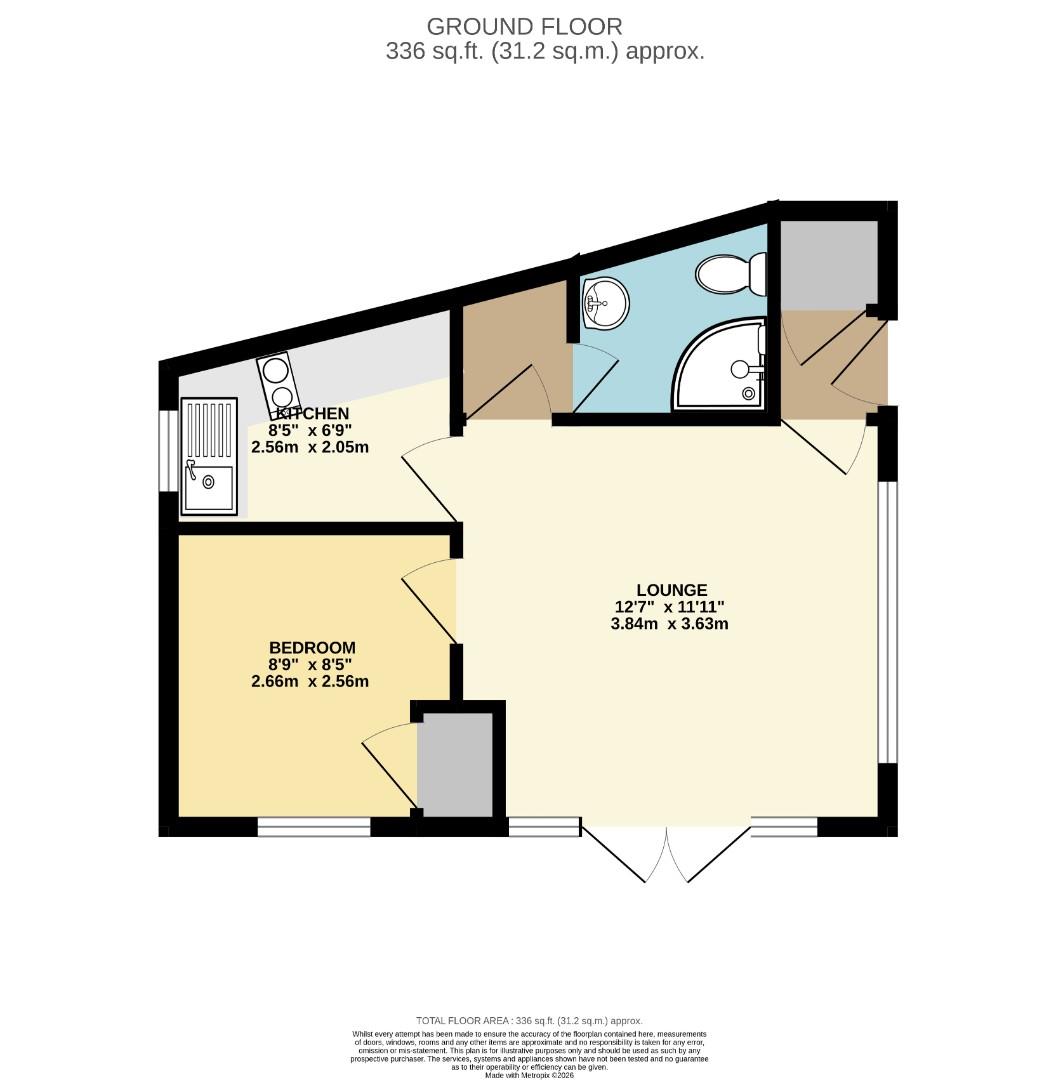 The Lodge, 52A Stoke Road, Leighton Buzzard floorplan