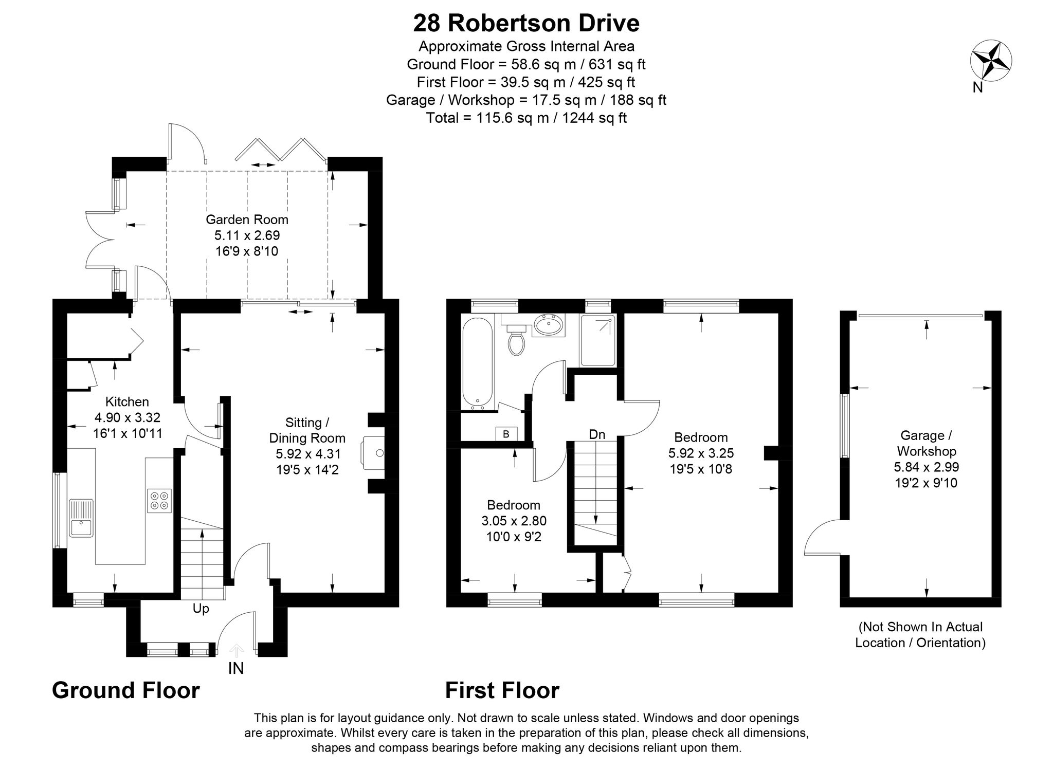 28, Robertson Drive, Lincolnshire floorplan