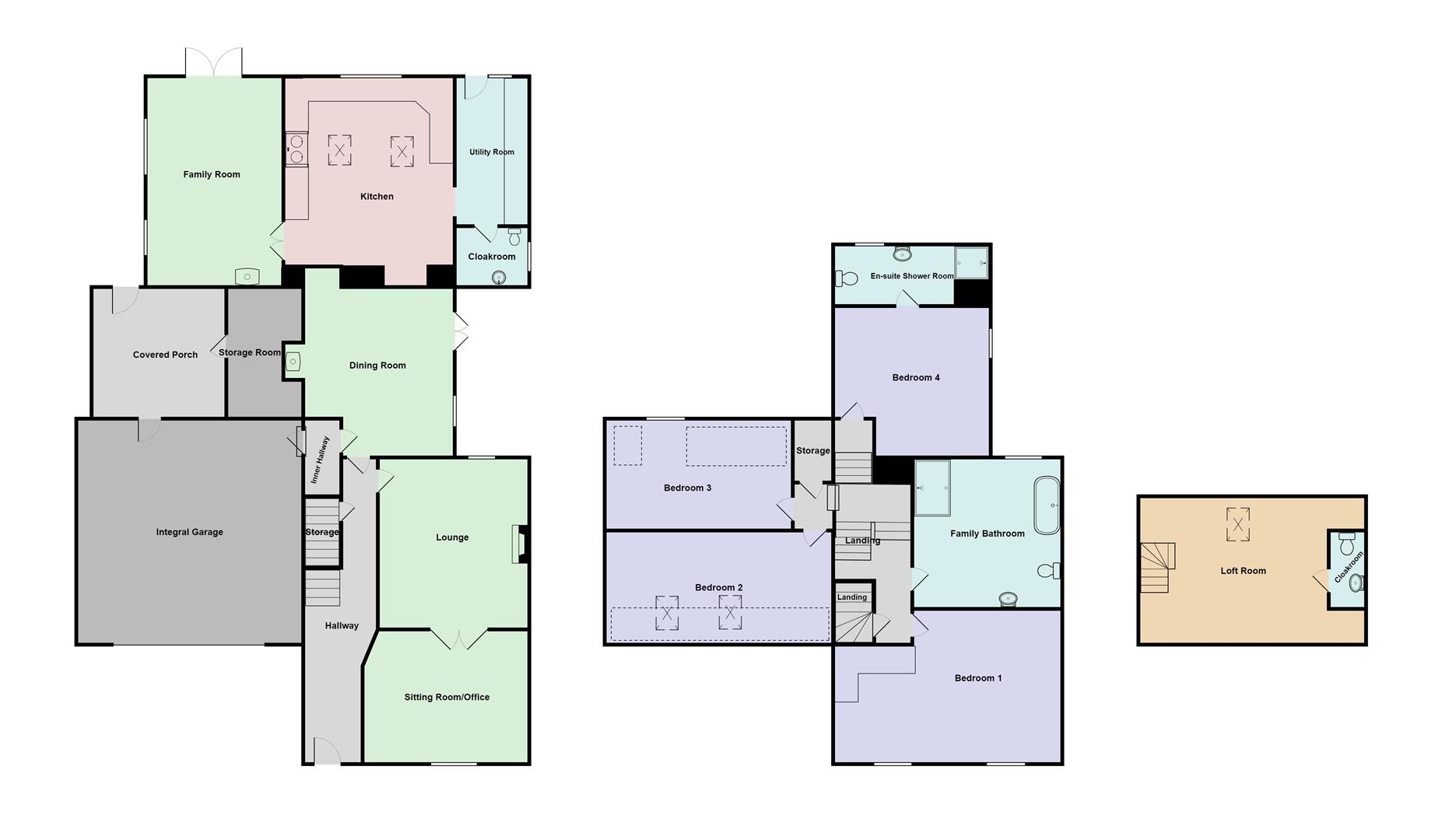 Maes Road, Llangennech, Llanelli SA14, 4 bedroom detached house for