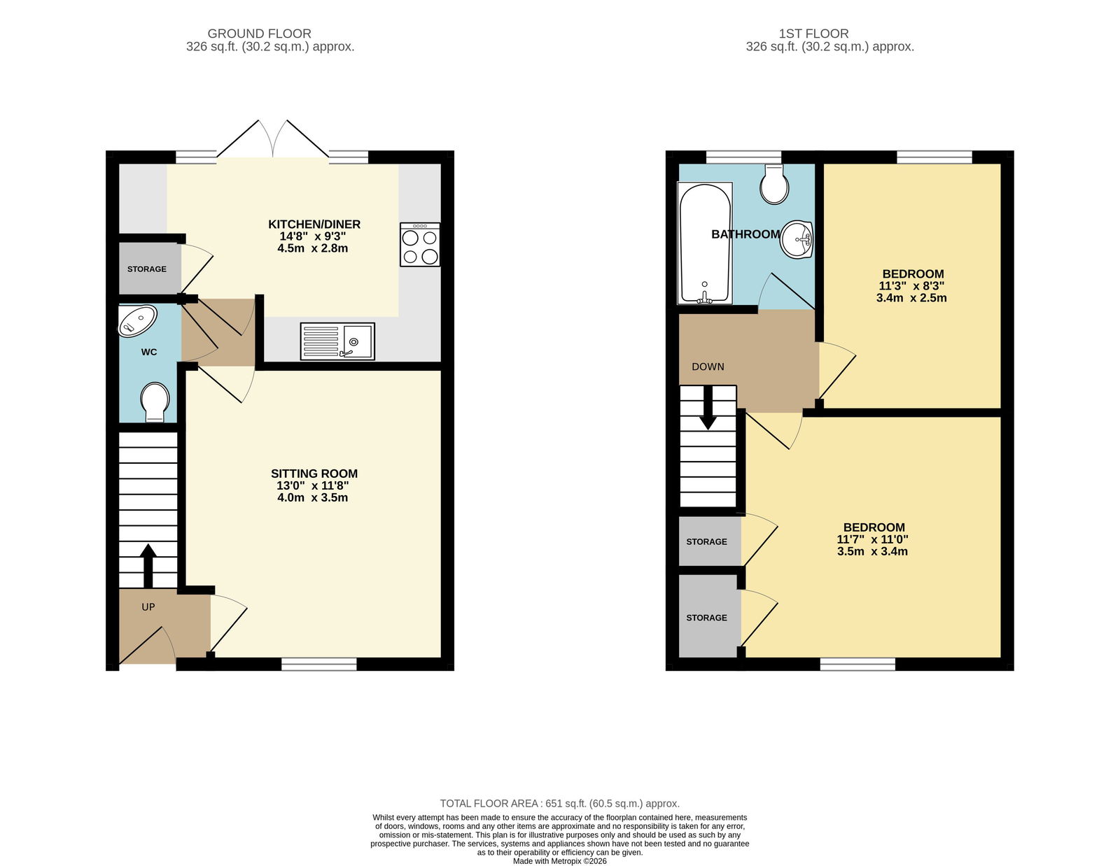 3, Langland Rise, Ledbury floorplan