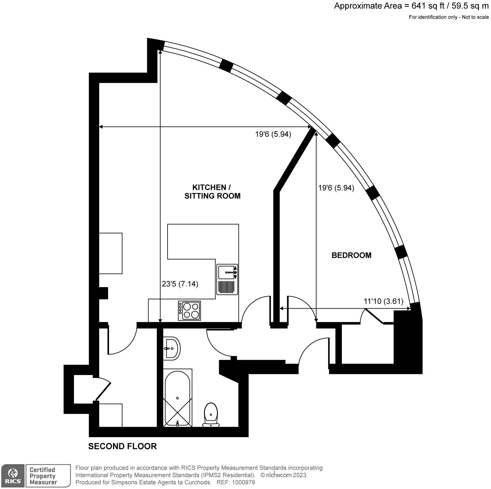 High Street, Shepperton TW17, 1 bedroom flat to rent 64942420