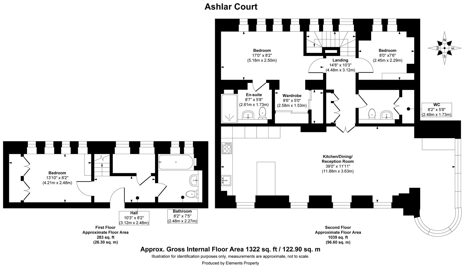 61 Ashlar Court, Ravenscourt Gardens, London floorplan