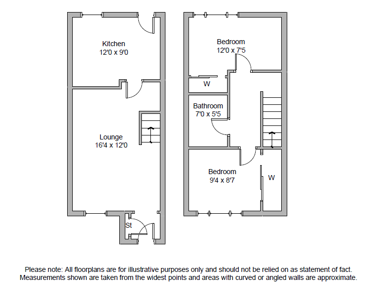 Gairbraid Court, Maryhill, Glasgow G20, 2 bedroom terraced house for