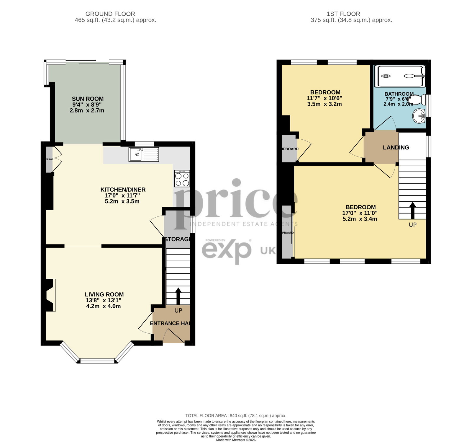 108, Fourth Avenue, York floorplan