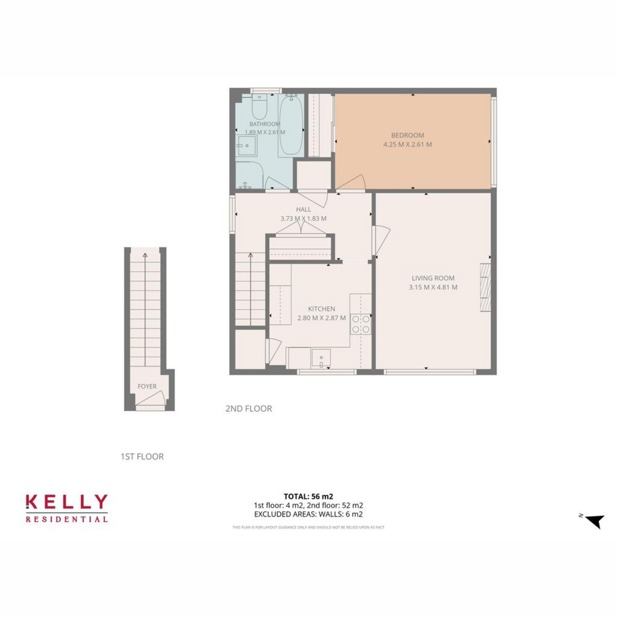 17, Monkton Gardens, Glasgow floorplan