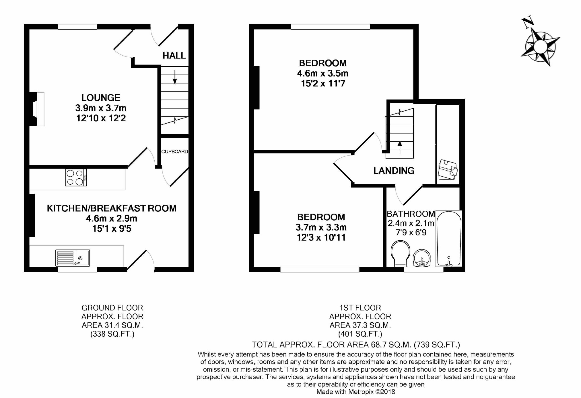 2 Bedrooms Terraced house for sale in Cuckoo Lane, Prestwich Manchester M25