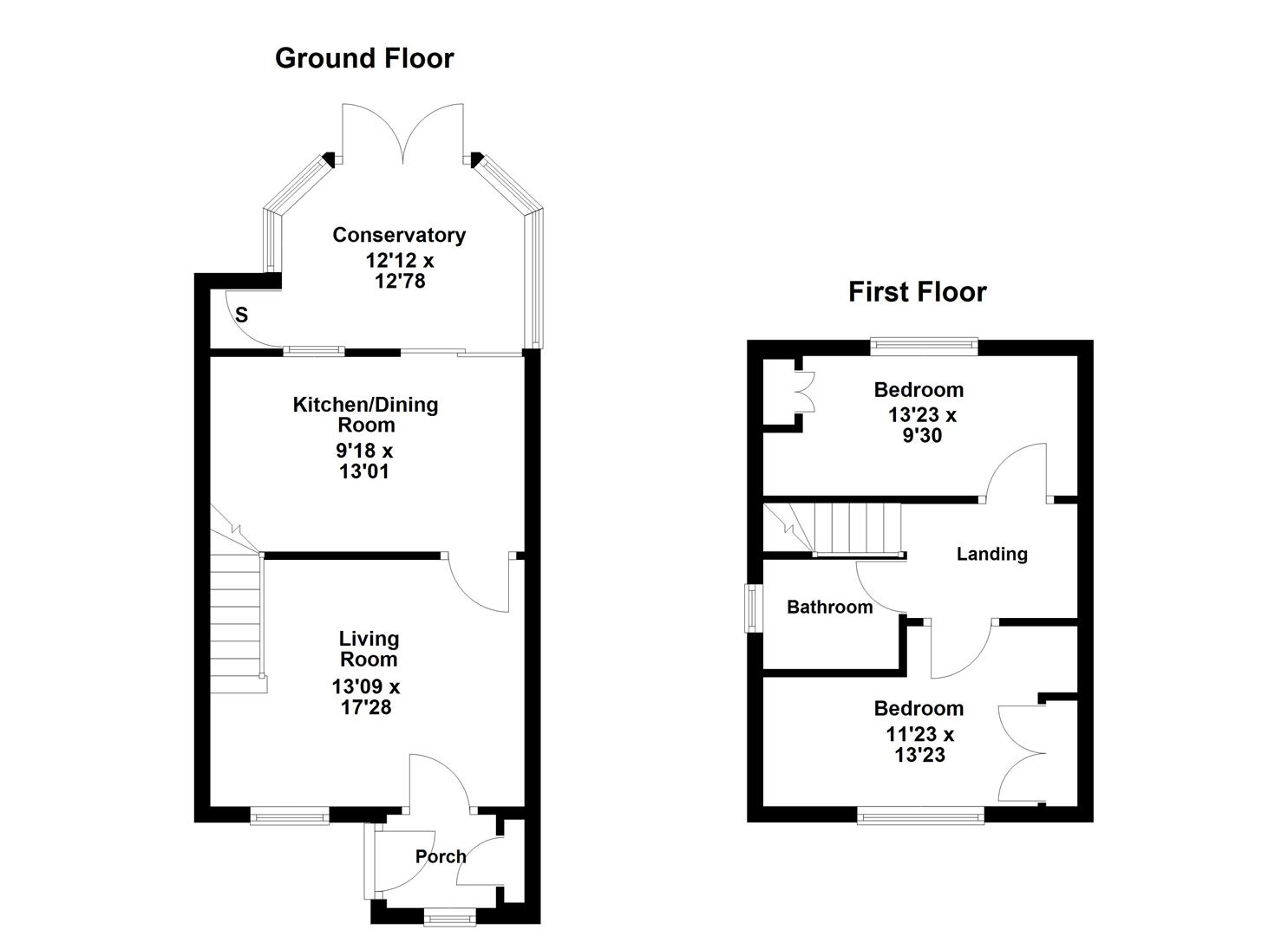 11, Clare Drive, Kettering floorplan