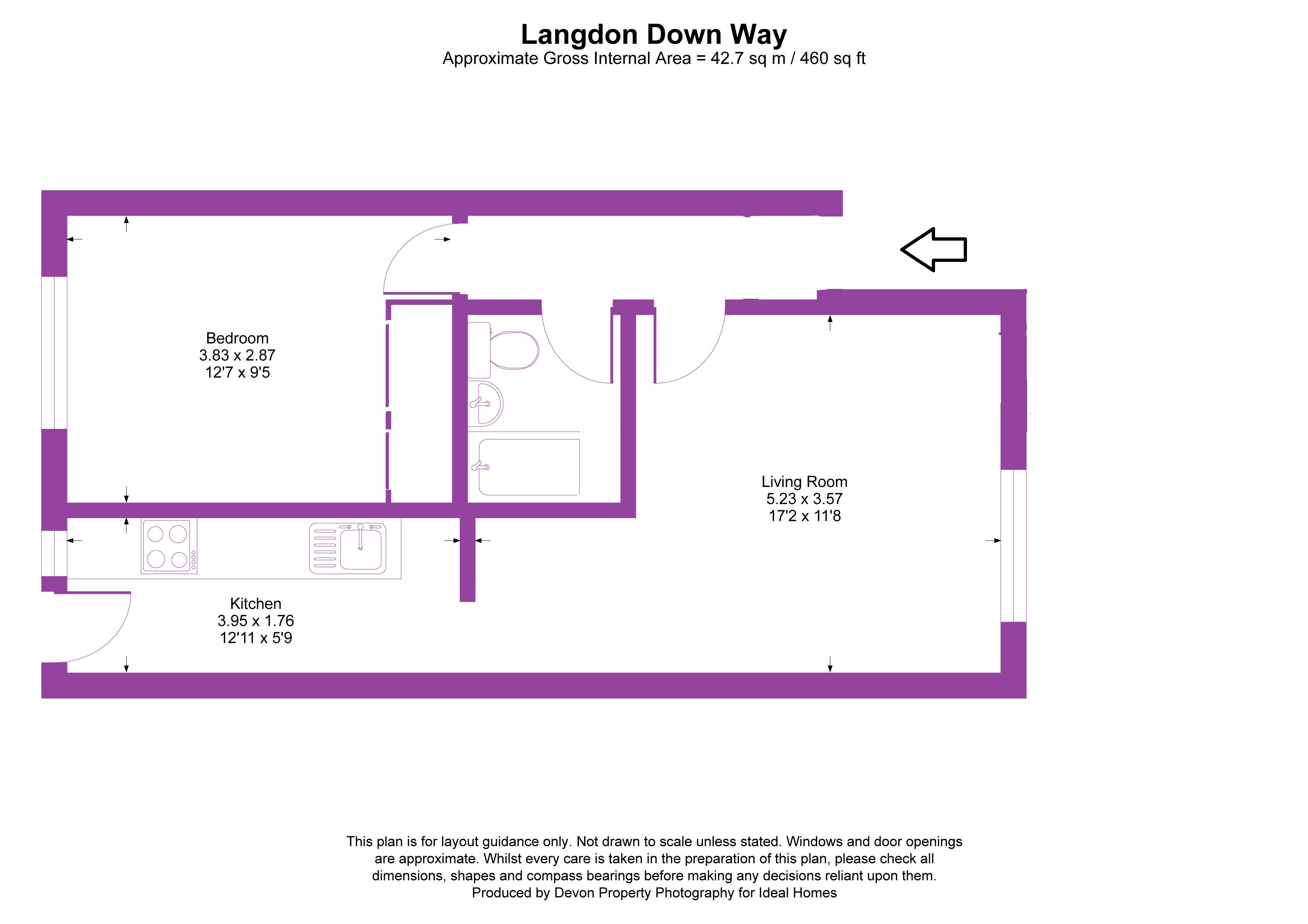 47, Langdon Down Way, Cornwall floorplan