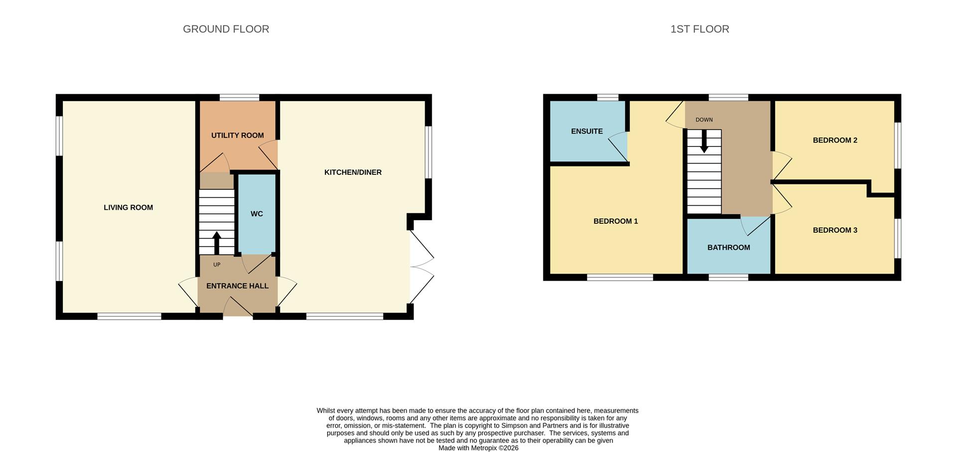 22, Castle Mews, Wellingborough floorplan