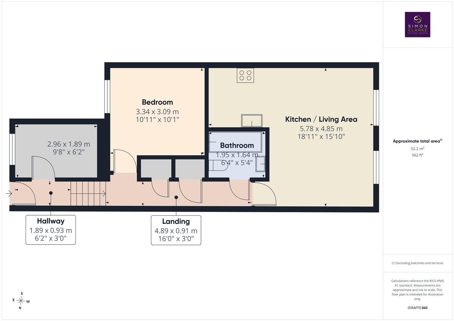 90B, High Road, London floorplan