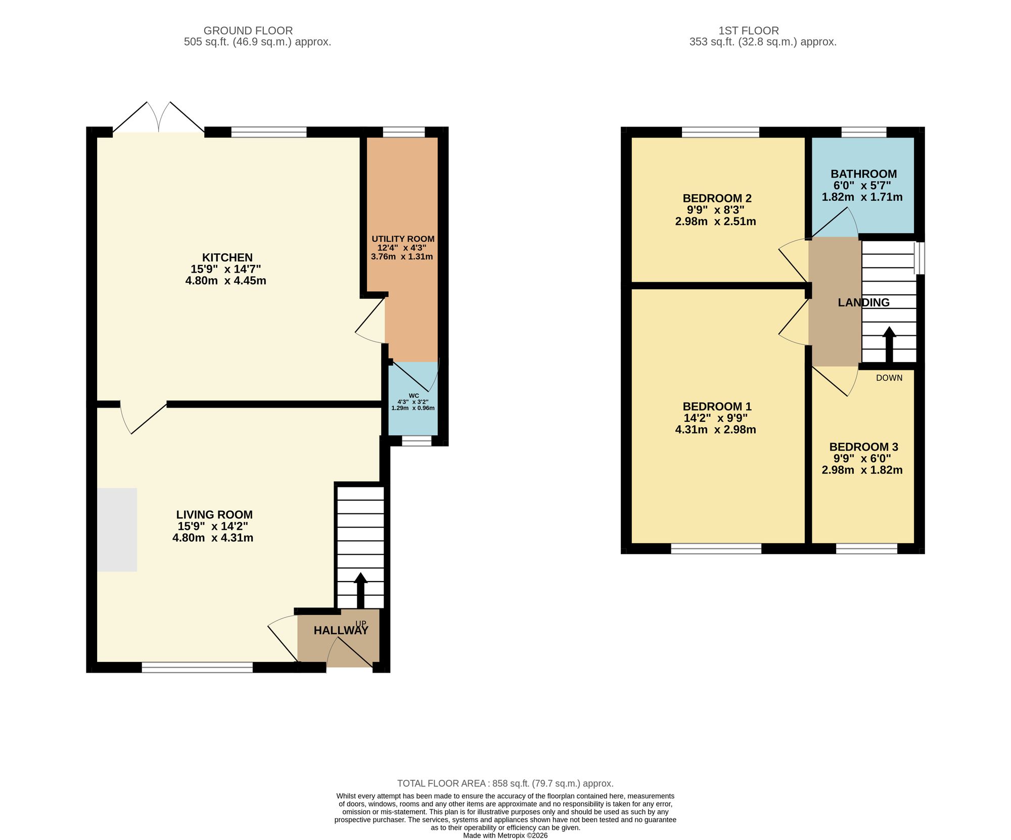 8 Heswall Drive, Bury floorplan